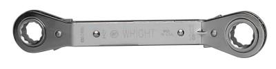 Wright Tool 12 Point Reversible Offset Ratcheting Box Wrench, 1-7/16-in x 1-9/32-in, 25?ø Box Side Angle, 9427