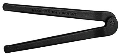 Wright Tool Adjustable Face Spanner Wrenches, 3 in Opening, Pin, 8 1/4 in, 9637