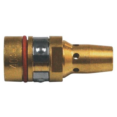 ORS Nasco Nozzle Retainer/Diffuser, Brass, Converts Lincoln® Magnum® Pro to Best Welds® Heavy Duty Tip, Tregaskiss® Style, 404-3L