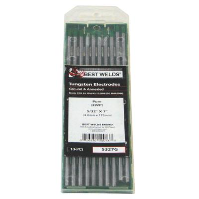 ORS Nasco Tungsten Electrode, Pure Ground, 7 in, Size 5/32, 5327G