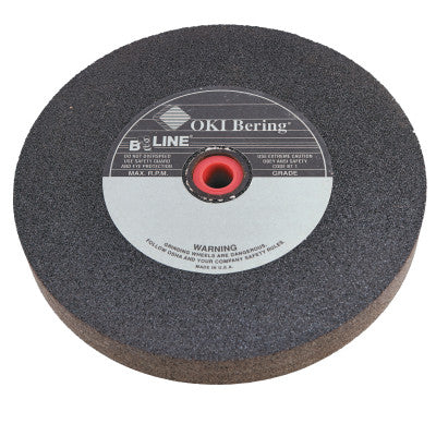 B-Line Straight Resinoid Wheel, 8 in dia, 1 in Thick, 1 in Arbor, Fine Grit, T1, 811F