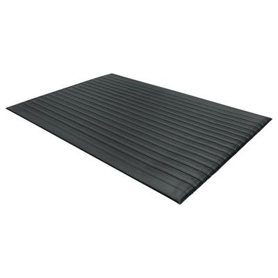 MILLENNIUM MAT COMPANY Air Step Antifatigue Mat, Polypropylene, 24 x 36, Black, 24020302