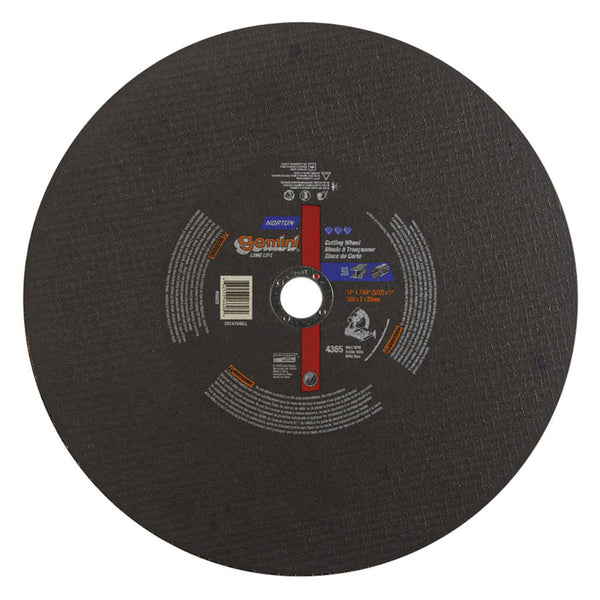 Norton Gemini 14" Chopsaw Reinforced Cut-off Wheel - AMMC