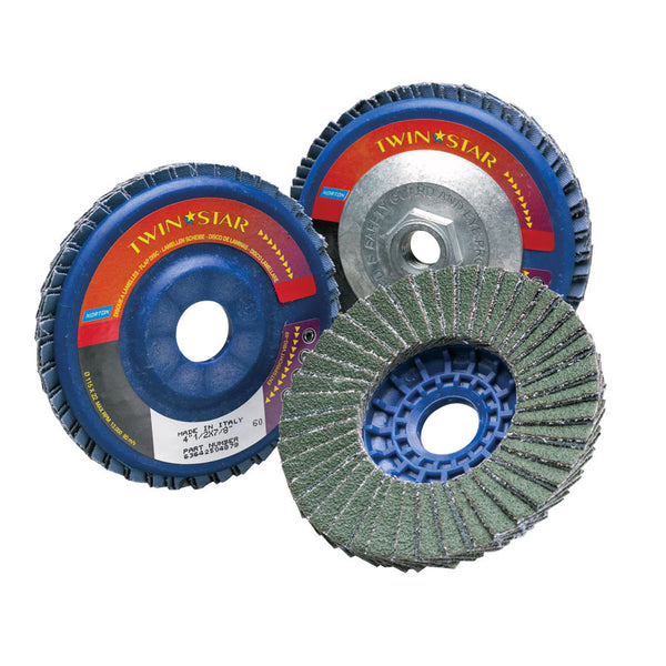 Norton Type 27 4-1/2" TwinStar Flap Discs - AMMC