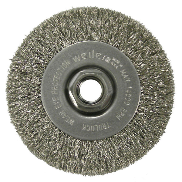 Weiler Narrow Face 4" Crimped Wire Wheel - AMMC